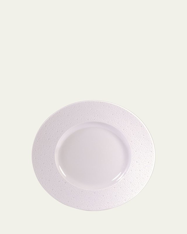 Ecume White Serving Plate